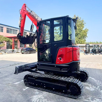 Mini-excavatrices chinoises d'exportation, 1,8 tonne, petite pelle sur chenilles, certifiées CE/EPA, livraison gratuite, moteur, engins de terrassement