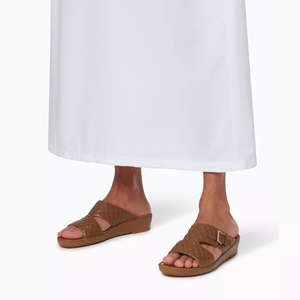 SHIKOL sandales arabes originales vente en gros personnaliser fabrication de <span class=keywords><strong>luxe</strong></span> fabriqué à la main premier italien en <span class=keywords><strong>cuir</strong></span> golfe hommes pantoufles - Product Image 4