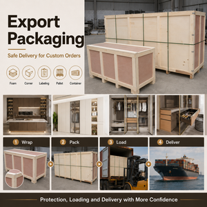 Meubles de <span class=keywords><strong>cuisine</strong></span> modernes en bois massif, personnalisés et écologiques, directement de l'usine, avec évier intégré. - Product Image 3