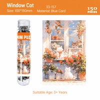 Offre Spéciale : Puzzle de poche en papier de 150 pièces, mini-puzzle en tube à essai, paysage panoramique, pour enfants et adultes