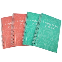 Carnet à spirales personnalisé avec logo d'entreprise ou d'école, couverture rigide, impression offset directe d'usine, papier offset pour le bureau