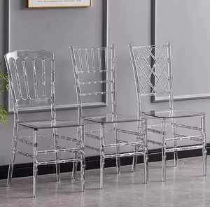 Venta Directa de Fábrica, Muestra Gratis, Diseño Personalizado, Silla Transparente de Acrílico/PC para Banquetes de Hotel, Bodas y Fiestas - Product Image 4