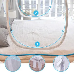 Installation-Free Folding Portable Foldable Mosquito Net Moustiquaire Folding Mosquito Net For Babies