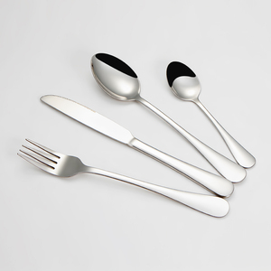 Nhà hàng hiện đại không gỉ dao kéo ngã ba dao đặt Bạc khách sạn thép không gỉ Flatware Matte - Product Image 6