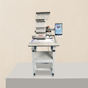 เครื่องปักคอมพิวเตอร์ 12 เข็ม หัวเดียว คุณภาพสูง สำหรับสตูดิโอของขวัญในสหรัฐอเมริกา พร้อมการฝึกอบรมฟรี - Product Image 4