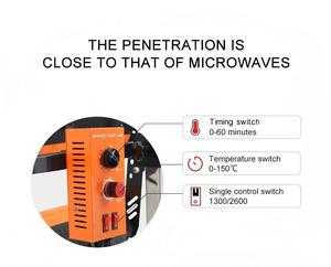 Funisi Bán Hàng Nóng Hồng Ngoại Sơn Chữa Đèn Sơn Khô Sóng Ngắn 2600W 110V/220V IR Đèn Cho Thân Xe - Product Image 5