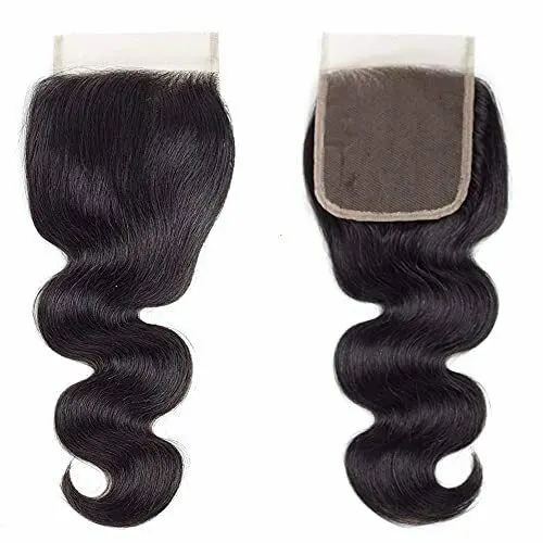 Hot Sell Factory Body Wave Unprocessed Virgin Malaysian Hair 4X4 Lace Closure Top Lace Closure Grade 10A Hair