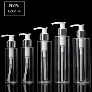 2025 Cổ Phiếu Nhà Máy Rỗng Rõ Ràng Trong Suốt 100Ml 120Ml 150Ml 200Ml 250Ml Cơ Thể Pet Nhựa Lotion Chai Với Trắng Bơm - Product Image 2