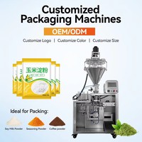 Machine d'emballage automatique de sachets de sauce à écran tactile PLC, haute efficacité, électrique, pour le remplissage et la scellage de pâtes
