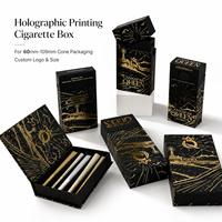 Boîte en papier pour pré-rouleaux de dispensaire en gros, anti-enfants, avec fermeture magnétique, pour conos, avec logo personnalisé