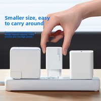 Chargeur GaN 65W67W double USB-C PD à charge rapide, mini chargeur avec protection ignifuge, câble de charge, chargeur iPhone