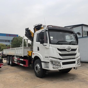 Camion grue à flèche télescopique FAW 6x4 de 12 tonnes et 16 tonnes avec flèche longue à 5 sections pour travaux d'ingénierie - Product Image 6