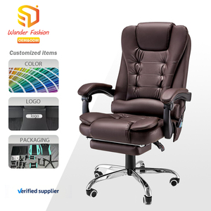 Verstellbarer Chef lehnt ergonomische drehbare Leder <span class=keywords><strong>massage</strong></span> Computers tuhl Büro Luxus Executive Bürostuhl Leder - Product Image 1
