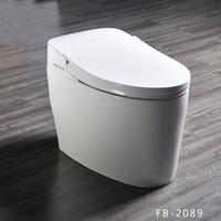 FABIAO Cuves De Toilette Moderne Sanitaires En Céramique Toilette Monobloc Wc Toilette Au Sol