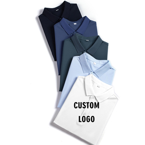 <span class=keywords><strong>Camicia</strong></span> da Uomo Oversize in Maglia da 200g, Taglie Forti, Tinta Unita, Traspirante, Casual Elegante, Manica Corta con Colletto - Product Image 5