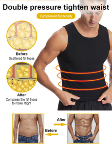 Plus Size <strong>Men</strong> <strong>Thermal</strong> Body Shaper Tummy Control Slimming <strong>Tops</strong> Sweat Sauna Waist Trainer Corset - Product Image 5