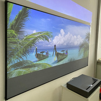 Pantalla de Proyección Yovanxer de 120 Pulgadas 16:9 ALR T Prism con Marco Fijo UST CLR que Rechaza la Luz Ambiental para Proyector Láser Xiao Mi WEMAX ONE 4K