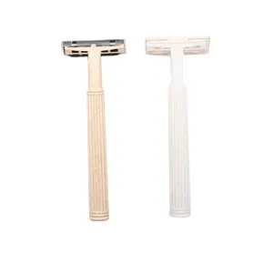 Eco-friendly Disposable Razor Wheat Straw Double Bladed Tattoo Hotel Shaving Razors