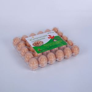 High Quality Cheap Customized 30 Cells Box Storage Container Transparent PET <b>Plastic</b> Egg <b>Tray</b> Free Samples - Product Image 1