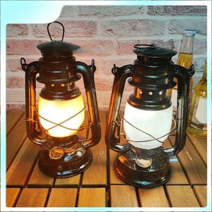 Lanterne LED rétro pour camping et jardin, 3 modes, étanche IP44, résistante aux chutes, résistante à l'usure, rechargeable par Type-C, haute luminosité, imitation - Product Image 6