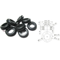 Grommet en silicone transparent en forme de T en PVC de 3,5 mm à 70 mm, grommet en caoutchouc NBR de 8,8 mm, moulage en caoutchouc EPDM, découpe, aspiration en caoutchouc