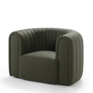 Sofá ligero y moderno de tela de terciopelo para sala de estar, muebles de lujo de un asiento, nuevo - Product Image 4