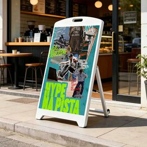 Retail Promotion 43 Inch Led Advertising <b>Display</b> Indoor Portable A-frame Digital Signage Tp Portable Digital Signage Digital - Product Image 4