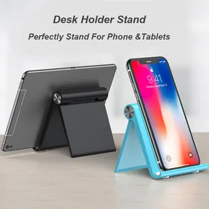 Portable Adjustable Angle Travel Desk Universal Cell Phone Holder Mini Mobile Phone Stand