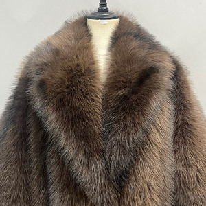 Manteau de luxe en fausse fourrure de renard pour femme, élégant, long, ceinturé, écologique, veste en fausse fourrure, manteau d'hiver chaud et moelleux, tendance 2026 - Product Image 4