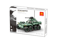 Nouvelle arrivée Wange 339 pièces le Lockheed XM808 Twister guerre équipement militaire blindé véhicule de combat réservoir brique bloc de construction Se