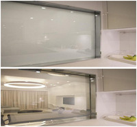 Modernes selbst klebendes Smart Glass Film Electronic Dimming Privacy Window Umschaltbares PDLC-Material für Hotel Hospital Decorative