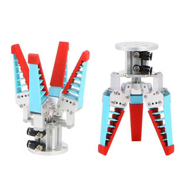 Adaptive Pneumatic Electric Flexible Bionic Mechanical Finger Soft Claw Industrial Robotic Arm Cylinder for Air Working