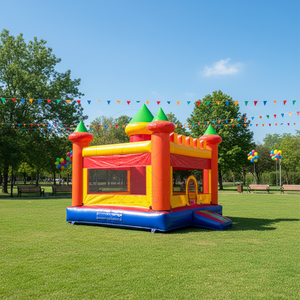 Ticari Sınıf PVC Açık Hava Şişme Zıplama Şatosu Çocuklar İçin Şişme Oyun Evi Zıplama Şatosu - Product Image 5