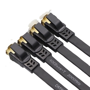 Cable de Red Plano para Interiores CAT8 Blindado RJ45 de Alta Velocidad 40Gbps 2000Mhz, 8 Núcleos, 5m, LAN, para Juegos, PC, Xbox, SFTP, Cobre - Product Image 4