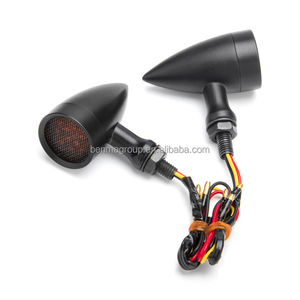 Nhiệm Vụ Nặng Nề Cổ Điển Kim Loại Lưới Bìa <span class=keywords><strong>Cafe</strong></span> <span class=keywords><strong>Racer</strong></span> Xe Máy Chỉ Số LED Lần Lượt Tín Hiệu Ánh Sáng Blinker Cho Cg Gn - Product Image 4