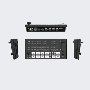 สวิตช์วิดีโอและมิกเซอร์ระดับมืออาชีพ 4 อินพุต 8 ชั้น รองรับความละเอียด 4K พร้อมเอฟเฟกต์ WIPE/MIX และ SDI สำหรับการถ่ายทอดสด - Product Image 4