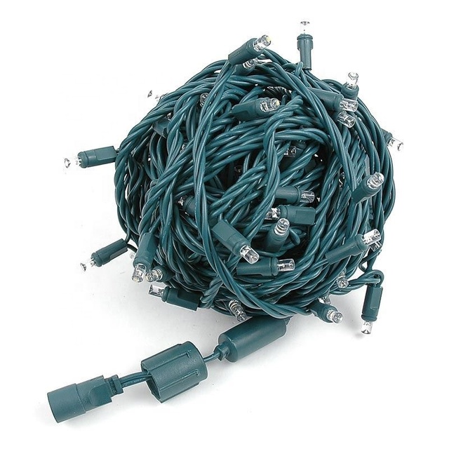 Waterproof IP65 Coaxial LED Mini Light 23FT 70 LED Indoor/Outdoor 5mm Wide Angle Christmas Light Strand Decoration