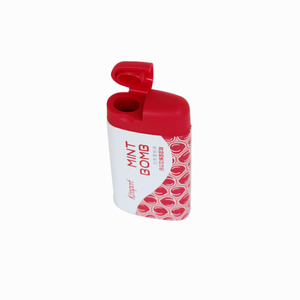 Tin trường hợp kim loại kẹo cao su hộp hình chữ nhật container bạc hà kim loại nhỏ sang trọng Phẳng Màu Xanh Lá Cây Kẹo Đỏ tùy chỉnh tin trường hợp - Product Image 6