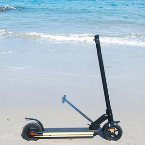 Trottinette électrique à deux roues, 300w, pour adulte, batterie au Lithium, 8 pouces, hybride, couleur jaune, à bas prix, livraison directe - Product Image 3