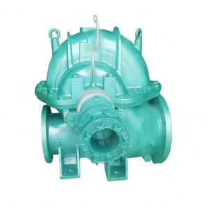 Pompe à eau à double aspiration horizontale à grand débit sans surcharge avec certificat CE pour l'ingénierie de la conservation de l'eau et le drainage - Product Image 2