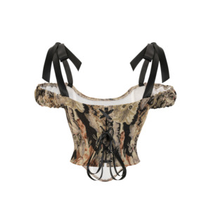Femmes <span class=keywords><strong>Bustier</strong></span> Lingerie Corset <span class=keywords><strong>Top</strong></span> Mesh Sexy Corsets Lace up Bustiers pour la fête de <span class=keywords><strong>mariage</strong></span> - Product Image 2
