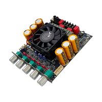 WUZERVON ZK-SUB1200Q Qualcomm QCC3034 + ES9023 Extension de caisson de basses BT Carte d'amplificateur numérique 600W * 2 Fréquence du caisson de basses
