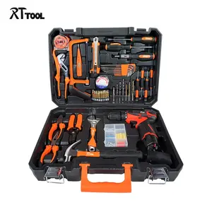 Electrical Maintenance Tools Kit Cheap Tool Boxes Home Tool Kit for Electricians with Plastic Box