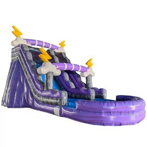 Château gonflable aquatique commercial <span class=keywords><strong>pas</strong></span> <span class=keywords><strong>cher</strong></span> avec toboggan, structure gonflable géante avec toboggan aquatique pour la diversion - Product Image 2