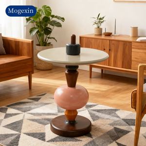 Meubles de salon modernes, créatifs et décontractés, à la mode, de style européen, Table basse à cadre en bois, Table d'appoint centrale, Petit chevet - Product Image 2