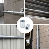 Raccord de conduit électrique droit en acier galvanisé fileté IMC pour extérieur, industriel, 3/4''