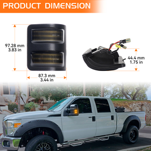 Chất Lượng Cao Hàng Tăng Gấp Đôi Trở Lại Đèn LED Năng Động Lần Lượt Tín Hiệu Đèn Cho Ford F250 F350 F450 F550 Siêu Nhiệm Vụ Chạy <span class=keywords><strong>Blinker</strong></span> - Product Image 6