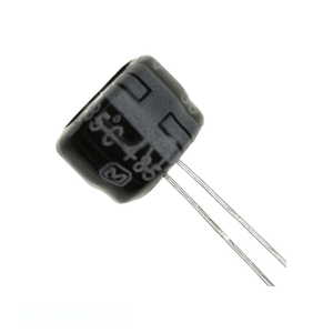 Manufacturer Channel Through Hole 22 uF ECE-A1HKS220 CAP ALUM 22UF 20% 50V RADIAL TH <b>Capacitor</b> - Product Image 1