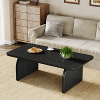 Table basse rectangulaire commerciale Tribesigns avec base robuste, mobilier de qualité professionnelle pour hall d'hôtel, bureau, hôtellerie B2B