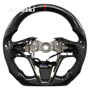Volante Deportivo de Fibra de Carbono Real Personalizado para <span class=keywords><strong>Lexus</strong></span> <span class=keywords><strong>LC</strong></span> <span class=keywords><strong>500h</strong></span> 2017-2024 ES IS, Mejora del Interior de Autos de Lujo - Product Image 1